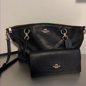 COACH Satchel + Wallet